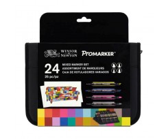 Набір з 24-х маркерів Winsor&Newton Mix 1 мм асорті (0290037)