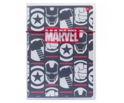 Тетрадь YES Marvel Avengers А4 48 листов клетка серо-белый (764427)