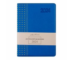 Дневник датированный Leo Planner Destiny 2024 А5 368 страниц синий (252437)