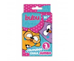 Крейда YES Bubu Jumbo 3 шт кольорова (400386)