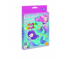Олівці кольорові YES Mermaid 18 шт (290599)