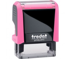 Стандартний штамп Trodat 38х14 мм рожевий (4911/P4/роз/ЗО)