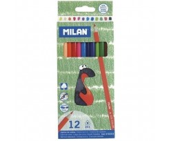 Олівці кольорові  Milan 12шт., 2,9мм(ml.0722312)