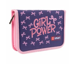 Пенал твердий Smart Girl Power 13х21х3 см фіолетовий (533275)