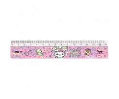 Линейка пластиковая Kite Hello Kitty 15 см розовая (HK24-090-2)