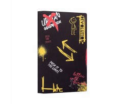 Щоденник недатований Yes Карколомно-креативний Крутий як не крути А5 чорний (252103)