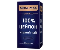 Чай Monomax 100% Ceylon 25 пакетиків чорний (mn.01830)