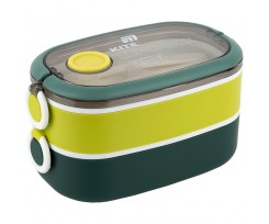 Ланчбокс Kite 1600 мл 20.9х12х11.7 см зеленый (K25-1181-3)
