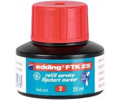 Заправка-картридж Edding для маркера 25 мл червоний (е-FTK-25 002)