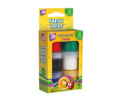 Гуаш Cool for scool 10 мл 6 кольорів асорті (CF60165)