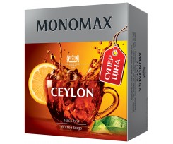 Чай Monomax Ceylon Tea 100 пакетиків чорний (mn.11398)