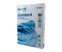 Папір офісний Mondi Maestro Standard+ А3 500 аркушів 80 г/м2 білий (MS.A3.80.ST)