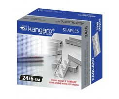 Скоби для степлера №24/6 Kangaro 5000 штук (24/6-5М)