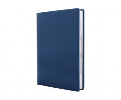 Дневник недатированный Optima Mink А5 320 страниц синий (O25470-02)