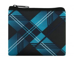 Кошелек детский Cool For School Клеточка на молнии 12х1х10 см ассорти (CF86382)