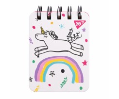 Блокнот YES Sketch animal Unicorn А7 100 листов линия (681823)