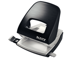 Діркопробивач Leitz New Nexxt Style до 30 аркушів металевий сатиновий чорний (5006-00-94)