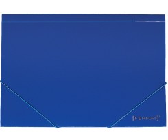 Папка Format на резинке А4 пластик синий (F38601-02)