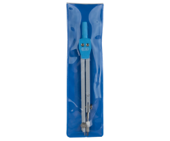 Циркуль ZiBi COLLEGE, в мягком PVC чехле, голубой(ZB.5310CL-14)