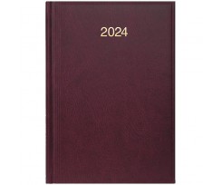 Дневник датированный 2024 Brunnen Miradur А5 336 страниц бордовый (73-795 60 294)