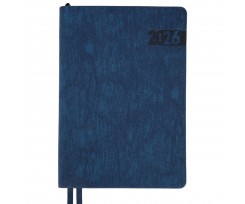 Дневник датированный 2026 Leo Planner Boss A5 368 страниц синий (252633)