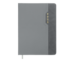 Дневник датированный 2025 Buromax INFINITI А5 336 страниц серый (BM.21101-09)