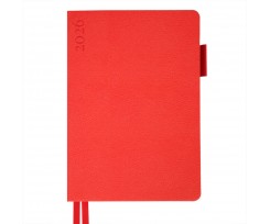 Щоденник датований 2026 Leo Planner Binario A5 368 сторінок червоний (252642)