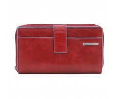 Портмоне Piquadro Blue Square 10x17.5x3 см червоний (PD1354B2_R)