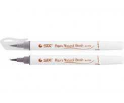 Маркер-пензлик Sta Aqua Natural Brush глибокий сірий (STA3700-71)