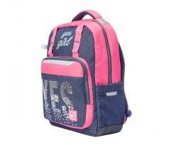 Рюкзак школьный Yes Girl 42x30x14 см 18 л синий (558172)