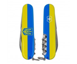 Складаний ніж Victorinox Spartan Ukraine 12 функцій (Vx13603.3_T3040p)