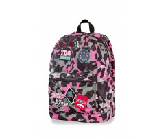 Рюкзак шкільний CoolPack Cross, 42x31x17 см, 23 л, поліестер, CAMO PINK (A26112)