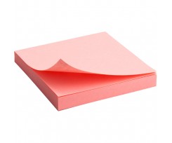 Блок паперу Axent з клейким шаром 75x75 мм 100 аркушів рожевий (2314-03-A)