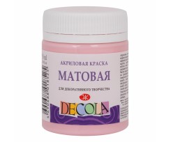 Фарба акрилова ЗХК Декола 50 мл світло-рожева матова (353524)