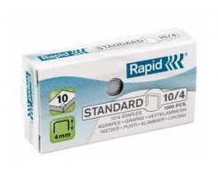 Скоби Rapid Standard 10 4 5000 штук срібні (24863000)