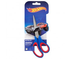Ножиці дитячі Kite Hot Wheels, з гумовими вставками, 16,5см (hw19-127)