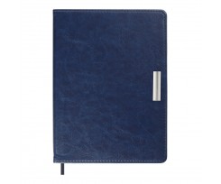 Дневник датированный 2025 Buromax SALERNO A5 336 страниц синий (BM.2133-02)