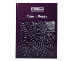 Книга учета Buromax Time Is Money А4 96 листов клетка фиолетовая (BM.2400-107)