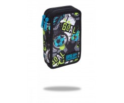 Пенал з наповненням COOLPACK JUMPER 2 DOUBLE DECKER PENCIL CASE FOOTBALL 19,5х12,5х5см (C66230)