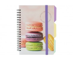 Блокнот Optima Macaron B6 100 листов клетка ассорти (O20358-05)