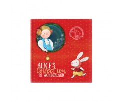 Книга записная Axent Alice 125х125 мм 80 листов клетка красная (8430-02-A)