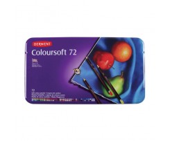 Набір кольорових олівців Derwent Coloursoft 72 кольорів (701029)
