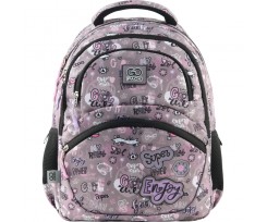 Рюкзак GoPack Education 175M-3 Enjoy 39x29x12 см 17 л рожевий (GO23-175M-3)