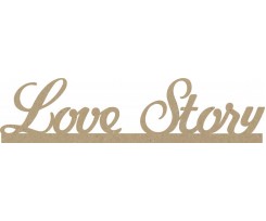 Заготовка напис ROSA TALENT Love story МДФ 400х90 мм (287007)