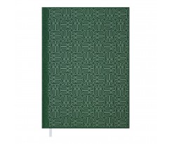 Дневник недатированный Buromax Velvet A5 288 страниц линия зеленый (BM.2025-04)