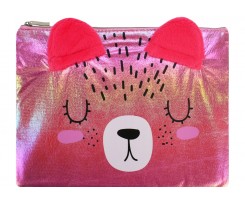 Папка Cool For School Lama 26х20 см на блискавці рожева (CF32043)