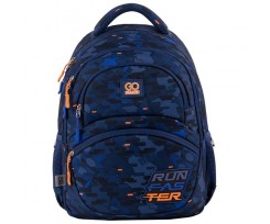 Рюкзак GoPack Education Run Faster 39x29.5x12 см 17 л синій (GO24-175M-10)