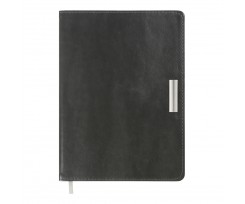 Дневник датированный 2025 Buromax SALERNO A5 336 страниц серый (BM.2133-09)