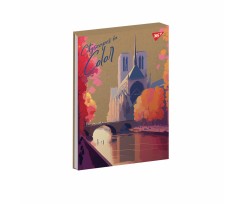 Блокнот Yes Cityscapes in color В5 80 листов ячейка крафт (151928)