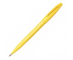 Ручка капілярна Pentel Sign Pen 2 мм жовта (S520-G)